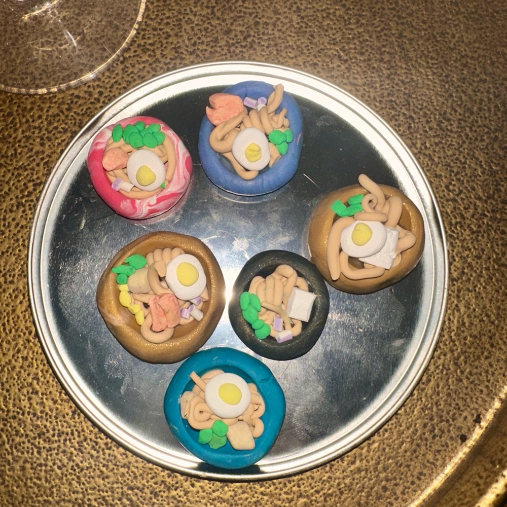 Colorful Clay Food Miniatures